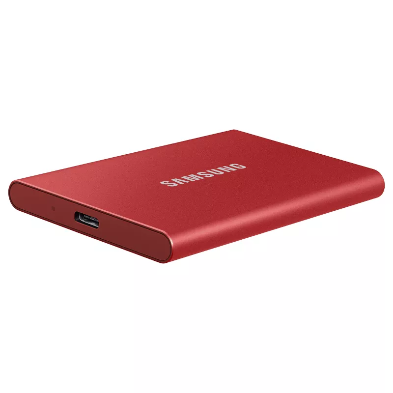 Samsung Portable SSD T7 500GB USB 3.2 Gen 2 metallic red externe solid-state-drive