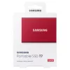 Samsung Portable SSD T7 500GB USB 3.2 Gen 2 metallic red externe solid-state-drive