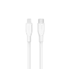 Canyon CLNM60SC10 USB-C naar Lightning kabel 1m 60W MFi siliconen wit