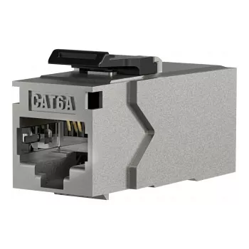 EFB Keystone adapter module RJ45 STP Cat.6A 90° zinkdrukgieterij 40mm