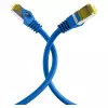 EFB RJ45 patchkabel Cat.6A S/FTP LSZH Cat.7 rouwstekker blauw 0,15m
