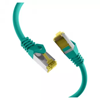 EFB RJ45 patchkabel Cat.6A S/FTP LSZH Cat.7 rouwstekker groen 0,15m