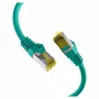 EFB RJ45 patchkabel Cat.6A S/FTP LSZH Cat.7 rouwstekker groen 0,15m