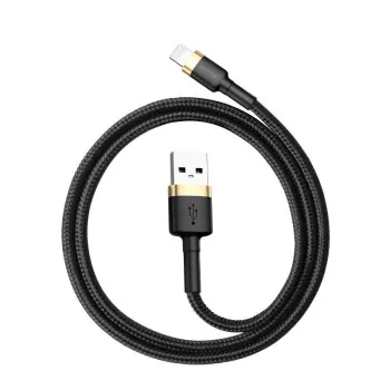 Baseus Cafule Lightning naar USB-A kabel 1m zwart/goud