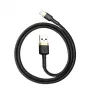 Baseus Cafule Lightning naar USB-A kabel 1m zwart/goud
