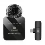 PULUZ PU648B draadloze lavaliermicrofoon (USB-C)