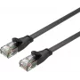UNITEK Cat.6 UTP platte patchkabel 15m zwart C1814GBK