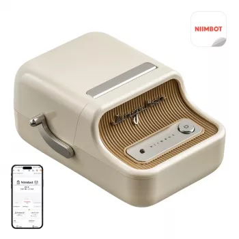NIIMBOT B21 Pro draagbare labelprinter (crème)