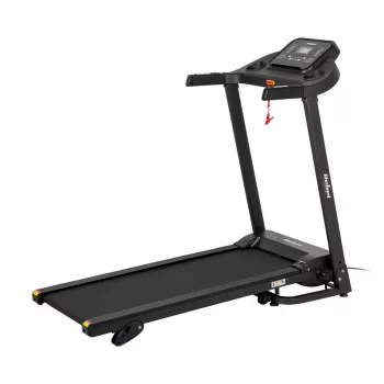 REBEL ACTIVE RBA-1001 opvouwbare elektrische loopband met LCD-display, 12 programma's, 12 km/h, zilver/zwart