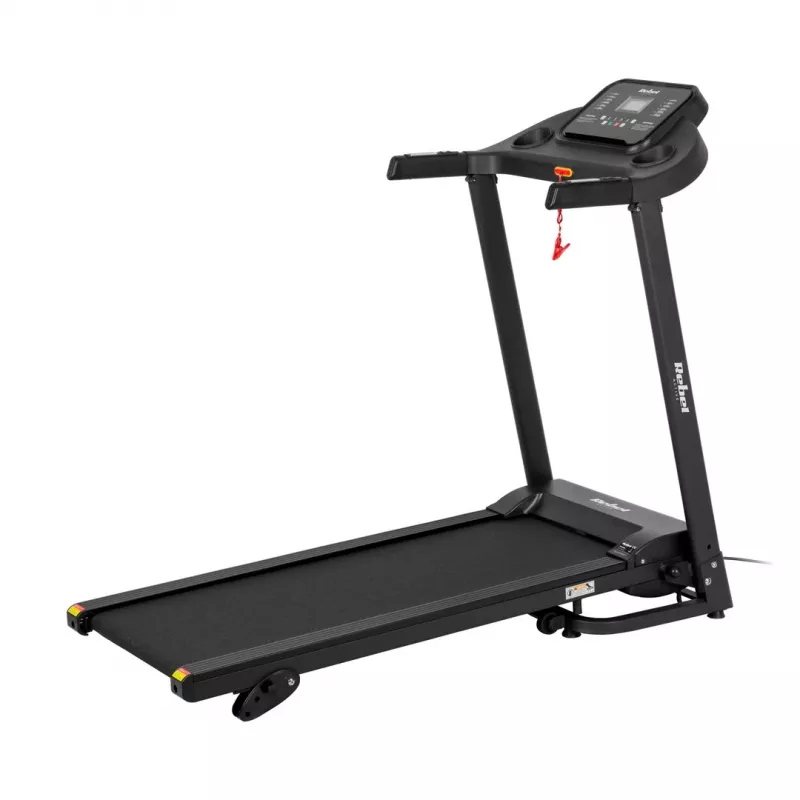 REBEL ACTIVE RBA-1001 opvouwbare elektrische loopband met LCD-display, 12 programma's, 12 km/h, zilver/zwart