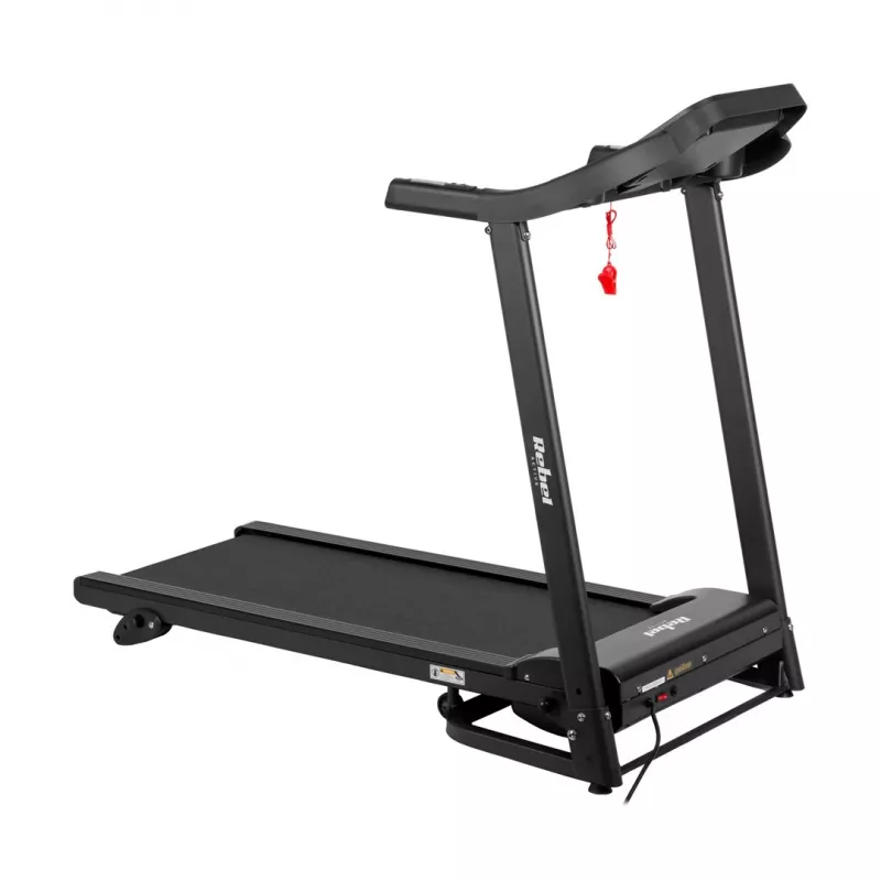 REBEL ACTIVE RBA-1001 opvouwbare elektrische loopband met LCD-display, 12 programma's, 12 km/h, zilver/zwart