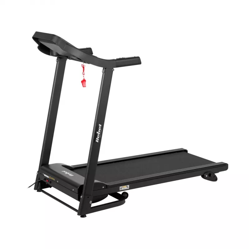 REBEL ACTIVE RBA-1001 opvouwbare elektrische loopband met LCD-display, 12 programma's, 12 km/h, zilver/zwart