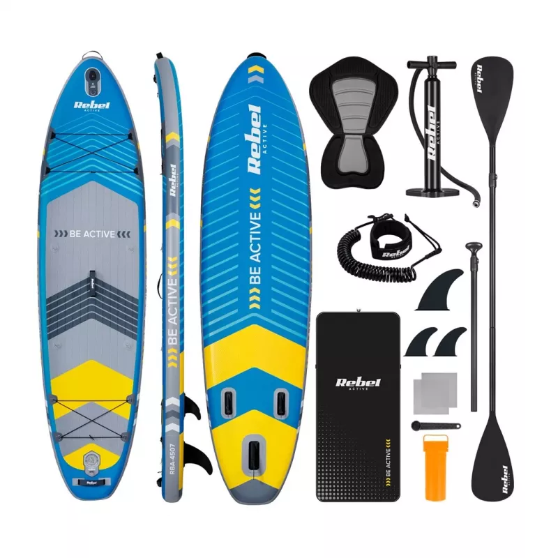 REBEL ACTIVE RBA-4507 Opblaasbaar SUP Board - Blauw
