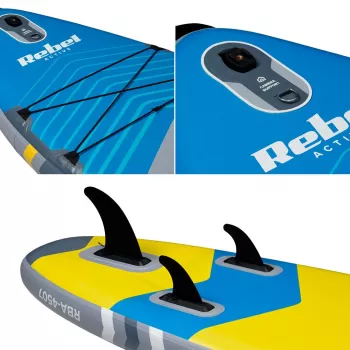 REBEL ACTIVE RBA-4507 Opblaasbaar SUP Board - Blauw