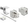 Delock Keystone-module RJ45 bus naar LSA Cat.6A afgeschermd met afschermgaas gereedschapsloos (91084)