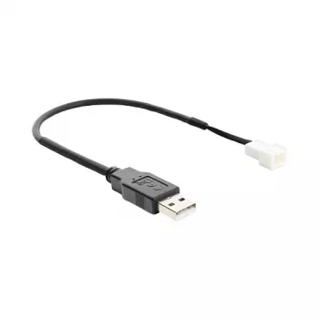 Delock USB 2.0 Type-A stekker naar 3-pins ventilatoraansluiting stekker stroomkabel 20 cm zwart