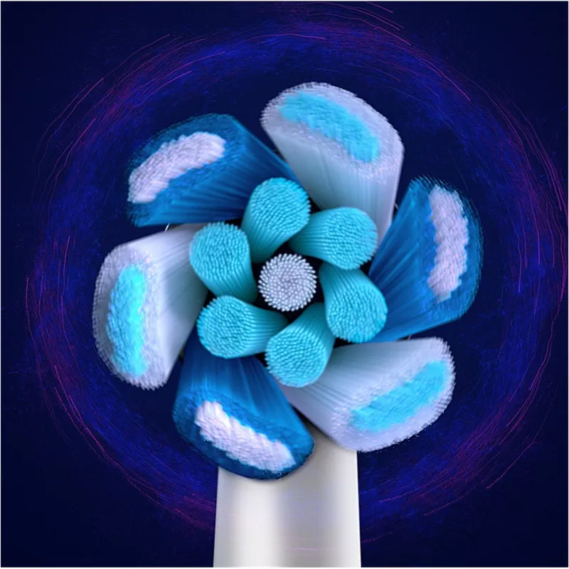 Oral-B iO Ultimate Clean borstelkoppen wit, 6 st. vervangende tandenborstelkoppen