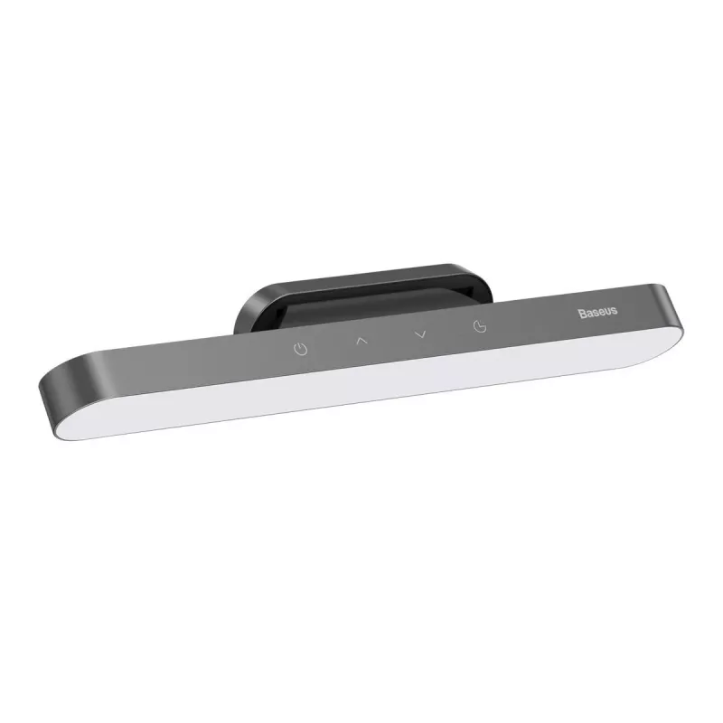 Baseus magnetische traploze bureaulamp met touchpaneel, grijs