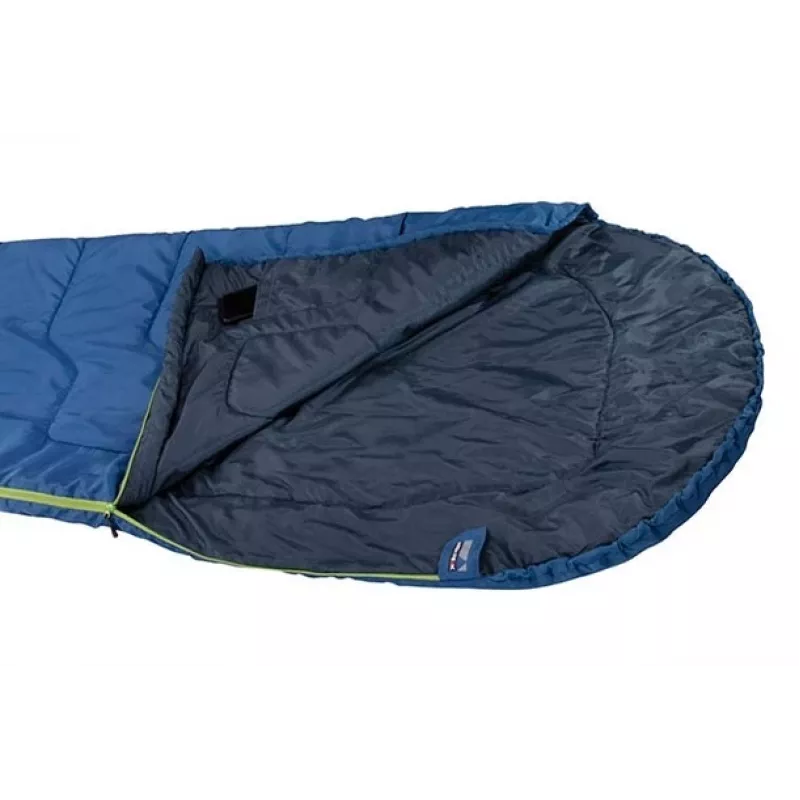 High Peak Easy Travel halfrechthoekige slaapzak blauw 20090