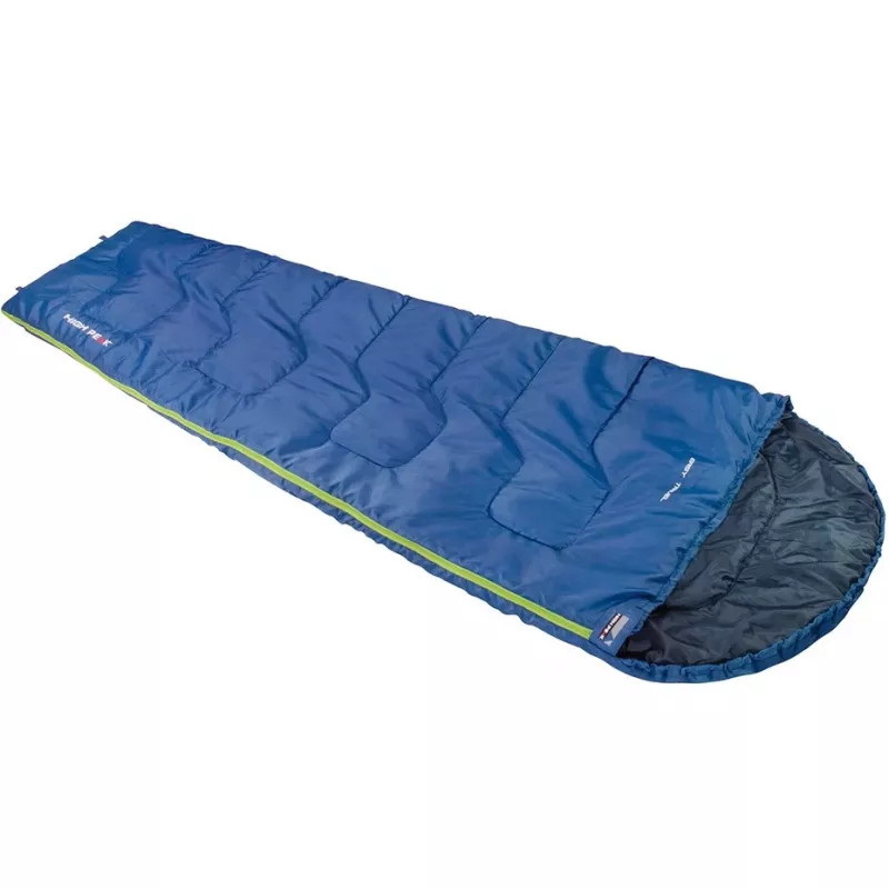 High Peak Easy Travel halfrechthoekige slaapzak blauw 20090