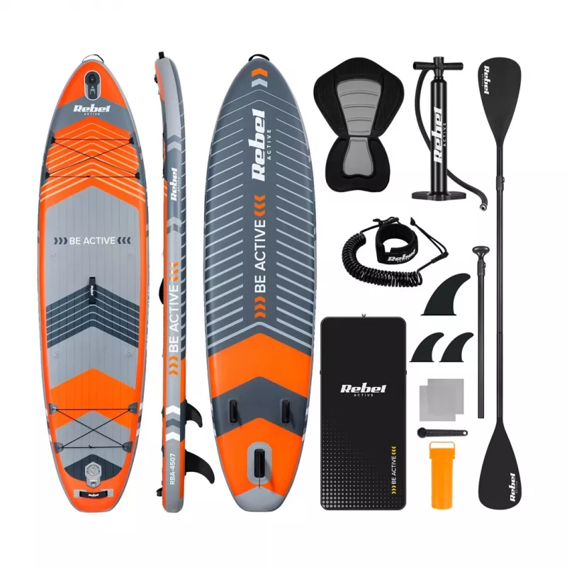 REBEL Active opblaasbaar SUP-board RBA-4507 - oranje 320 cm