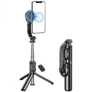 AWEI X51 magnetische selfiestick-statief zwart