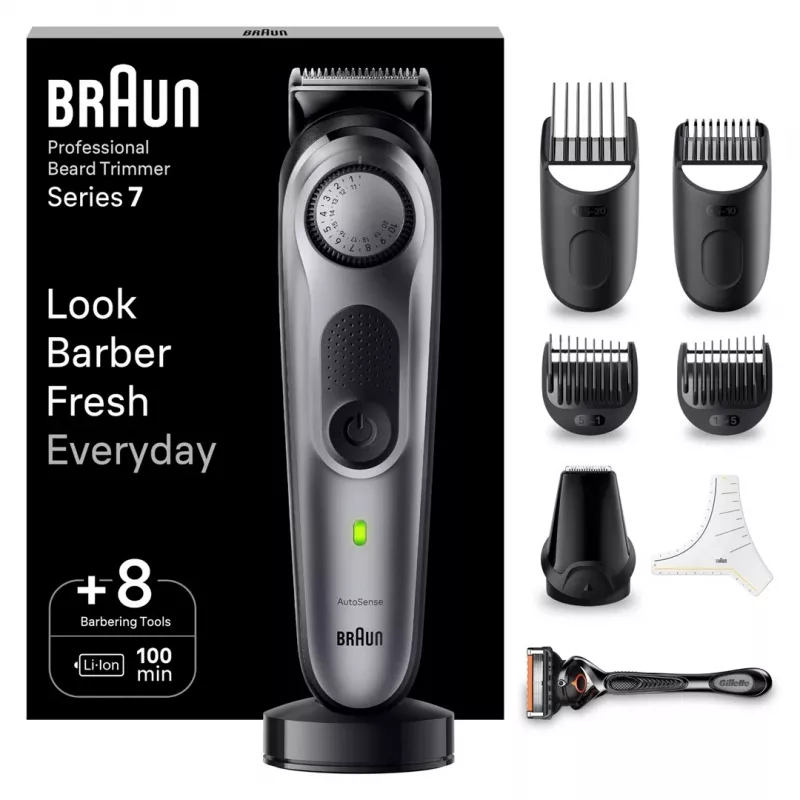 Braun BT7420 baartrimmer - all-in-one-trimmer - zwart/grijs