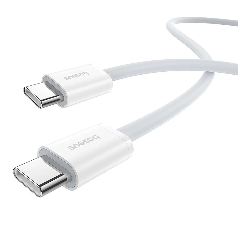 Baseus Superior USB C naar USB C datakabel 1 m 30 W wit