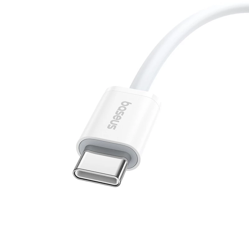 Baseus Superior USB C naar USB C datakabel 1 m 30 W wit