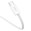 Baseus Superior USB C naar USB C datakabel 1 m 30 W wit