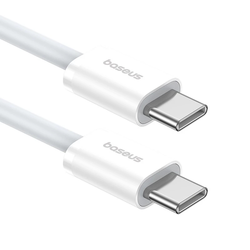 Baseus Superior USB C naar USB C datakabel 1 m 30 W wit