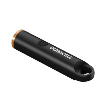 Duracell DK100R sleutellampje 100 lumen oplaadbaar zwart