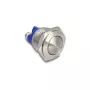 Delock 16 mm bolle momentdrukschakelaar, 2 x schroefklemmen, 1 NO, zwart