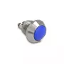 Delock drukschakelaar 12 mm 2 x schroefaansluiting blauw