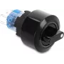 Delock draaischakelaar voor inbouw 22 mm vergrendelend 6x soldeeraansluiting IP65 zwart 20991