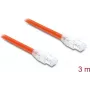 Delock RJ45 netwerkkabel Cat.8.1 S/FTP 3 m tot 40 Gbps oranje (81182)
