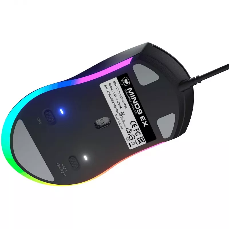 COUGAR MINOS EX RGB bedrade gamingmuis, zwart