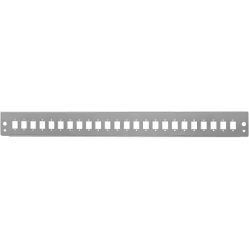 LogiLink FB2401G frontpaneel 24x LC-duplex of SC-simplex voor 19 inch lasbox, lichtgrijs