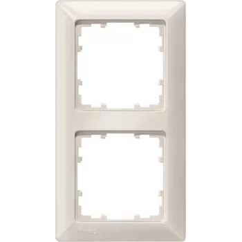 Siemens DELTA miro 2-voudig afdekraam titanwit kunststof 151x80 mm