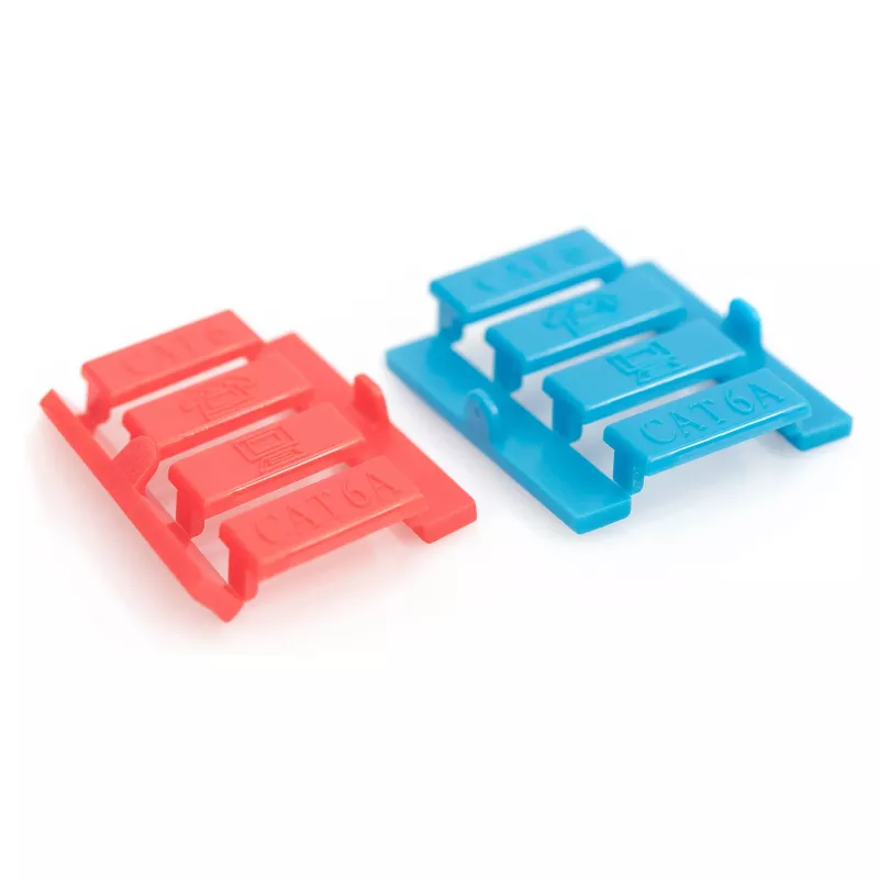 DIGITUS Keystone afdekplaat 2-poorts 45x45mm schuin wit