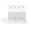 DIGITUS Keystone afdekplaat 2-poorts 45x45mm schuin wit