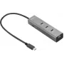 Sandberg USB-C 5-in-1 MediaDock - dockingstation - zilver/grijs
