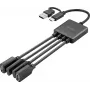 Sandberg USB-C/A naar 2A+2C splitter (136-81)