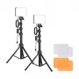 Neewer BP66 studioseet twee LED-lampen + filter + statieven