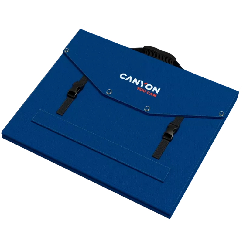 CANYON SP-200 opvouwbaar 200W zonnepaneel met 2x USB-A en USB-C PD 45W, zwart