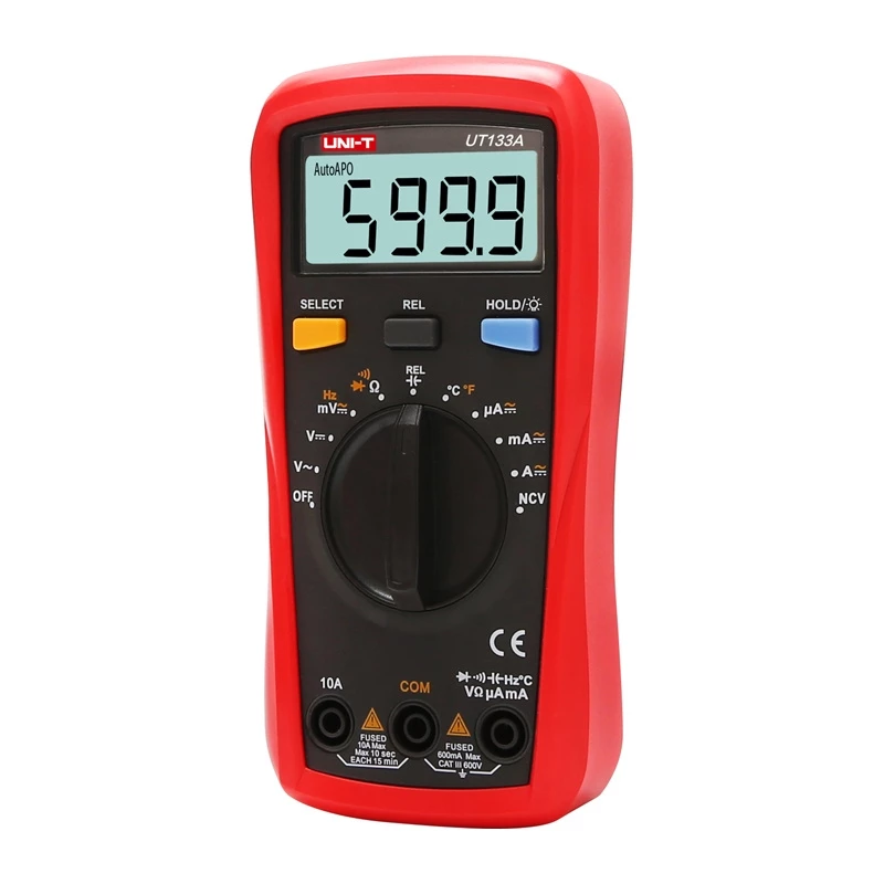 Uni-T UT133A draagbare digitale multimeter 6000 counts True RMS auto ranging