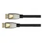 GoodConnections Python DisplayPort 2.0 kabel 0,5m zwart volledig metalen stekker 54 Gbit/s UHBR 13.5 4K 240Hz 8K 60Hz