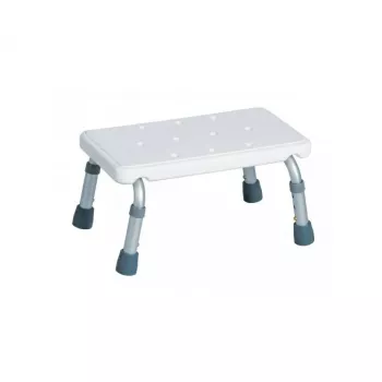 ANTAR Bath Step AT51128 - antislip badkameropstapje, 100 mm hoogte, wit/grijs
