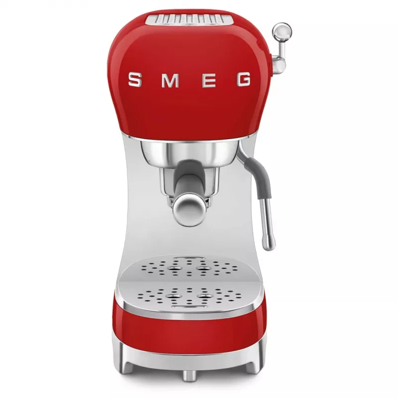 Smeg ECF02RDEU 50's Style handmatige espressomachine 1.1 L rood