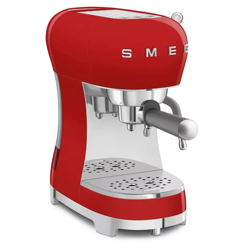 Smeg ECF02RDEU 50's Style handmatige espressomachine 1.1 L rood